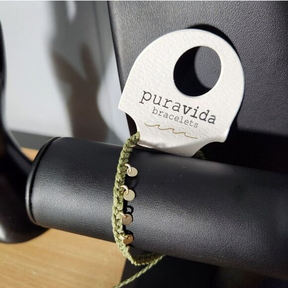 Pura Vida .925 Jewelry Bundle Anklet Bracelets and Rings w Dust Bag Lot #1 9PCS - Picture 6 of 16